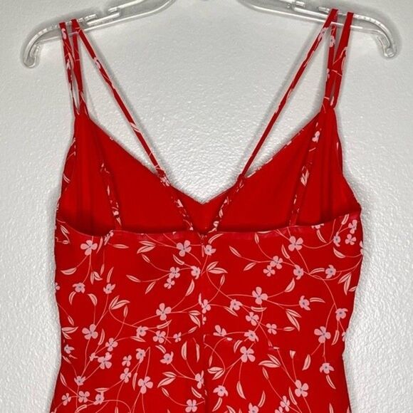 Alexia Admor Women's Orange Bailey Sweetheart High Low Maxi Dress Size 8 - Picture 6 of 12